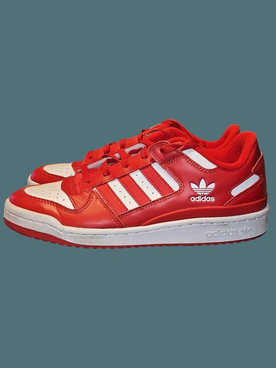 Adidas Forum Low Classic Red Scarlett/Cloud White Men Sneakers Size 9.5 main image 6